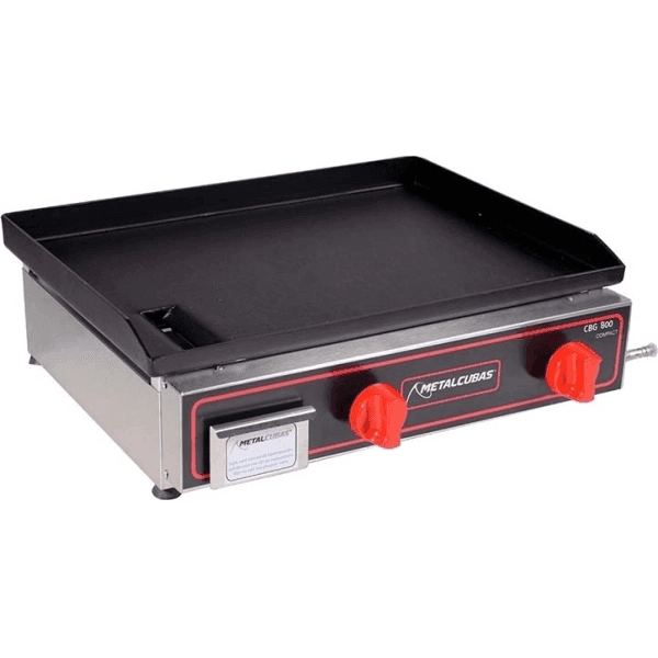 HAMBURGUESERA METALCUBAS GAS 80X45 5MM  REF: CBG-800C