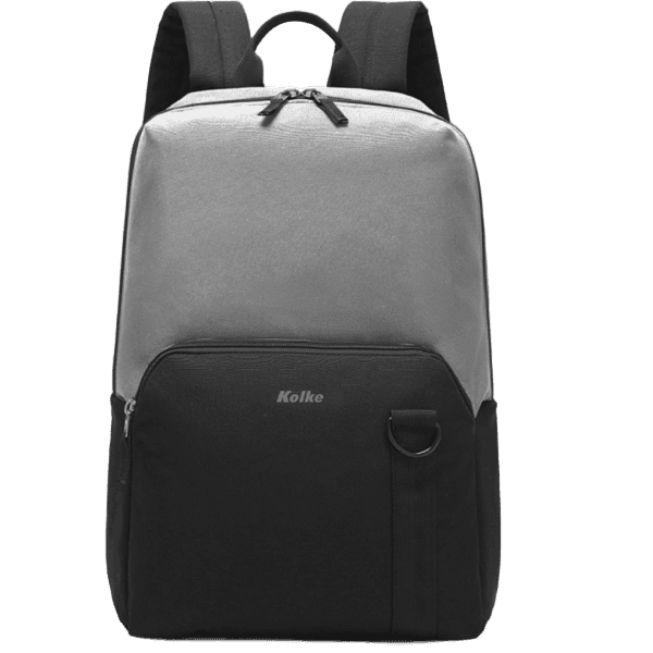 MOCHILA ESSENTIAL KVM-655 NEGRO Y GRIS CLARO 630523