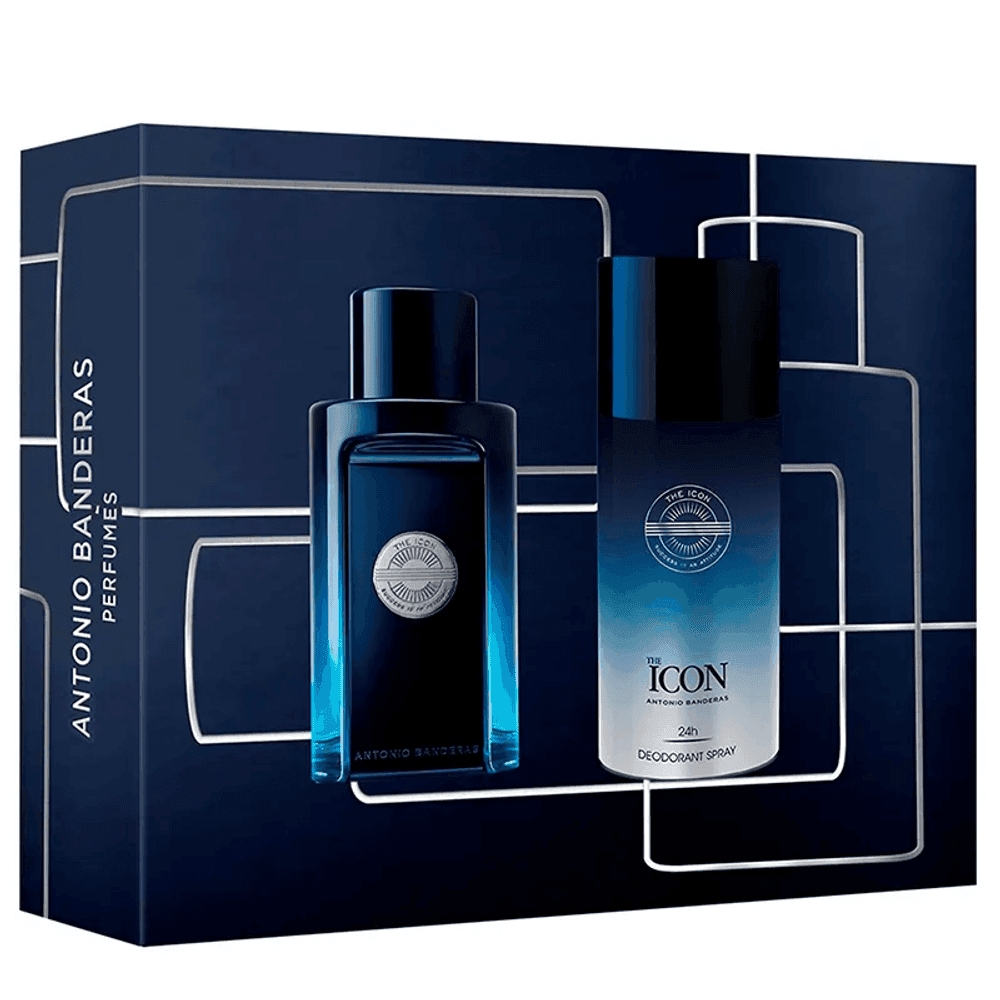 KIT ANTONIO BANDERAS THE ICON MASCULINO (EDT 100ML + DEO 150ML) 29442