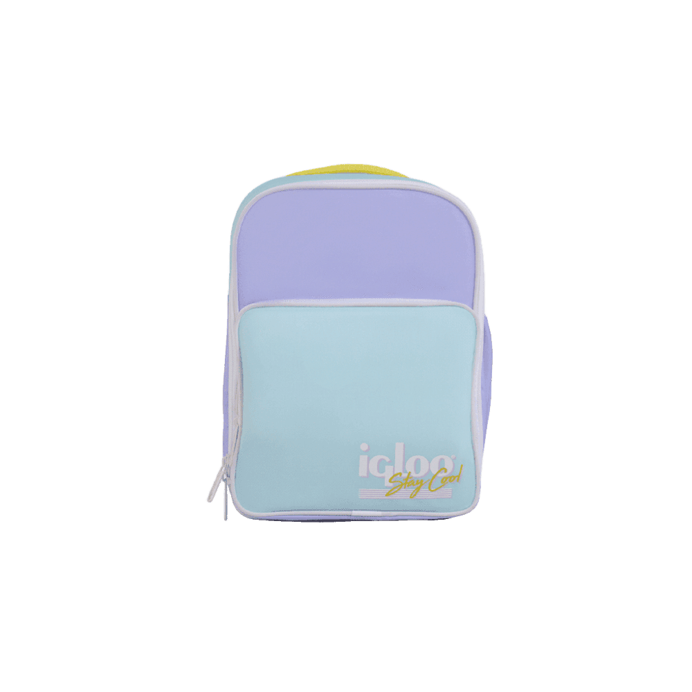 CONSERVADORA MOCHILA IGLOO 12LAT RETRO LILA-AMARI 1P 63074 29668