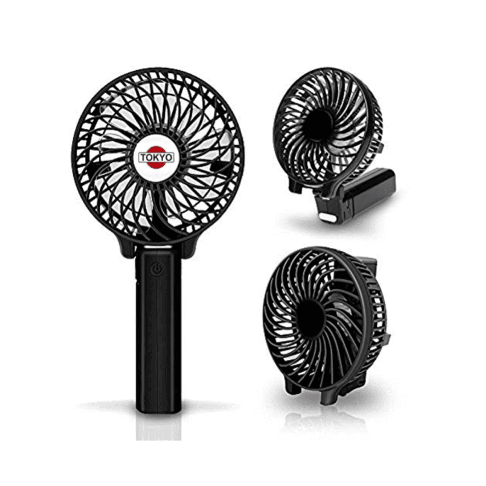 VENTILADOR TOKYO MINI MV10 10CM CARGA POR USB NEGRO T2113 3001
