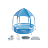 PISCINA HEXAGONAL CON TOLDO Y DIFUSOR DE AGUA 1,83M X 38CM DE 700 LITROS 6941057426037 I28209