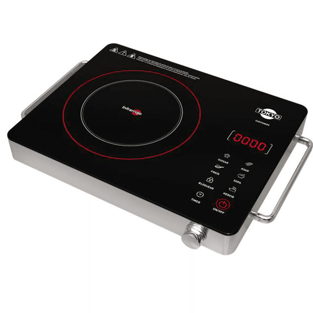 PLACA INFRARROJA TOKYO C/ASAS DISPLAY LED+PANEL TOUCH C/TIMER T3432 COTOKPI 019571 31469