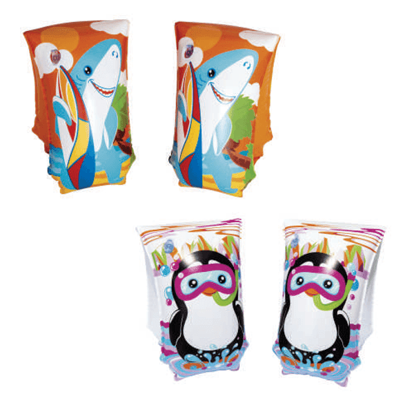 Alitas inflable bestway pinguino/tiburon 32102