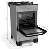 COCINA MUELLER 4H FRATELLO VETRO TITANIO REF 2731/ MFV4BB