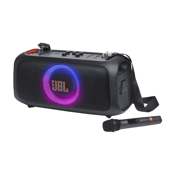 SPEAKER PORTATIL JBL PARTYBOX ON THE GO ESSENTIAL BIVOLT C/ MICROFONO