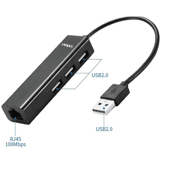 HUB USB RJ45 SATE