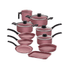 JUEGO DE OLLAS TRAMONTINA 10PZA TURIM ROSADO TA28299/407