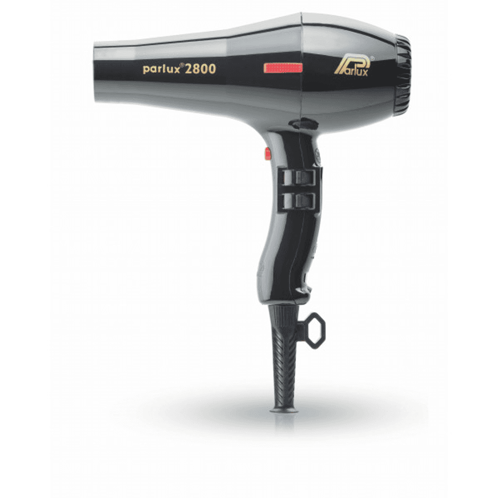 SECADOR DE PELO PARLUX 2800 933-371 1760W 4TEMP 2VELOC 2 BOQUILLAS NEGRO 3205