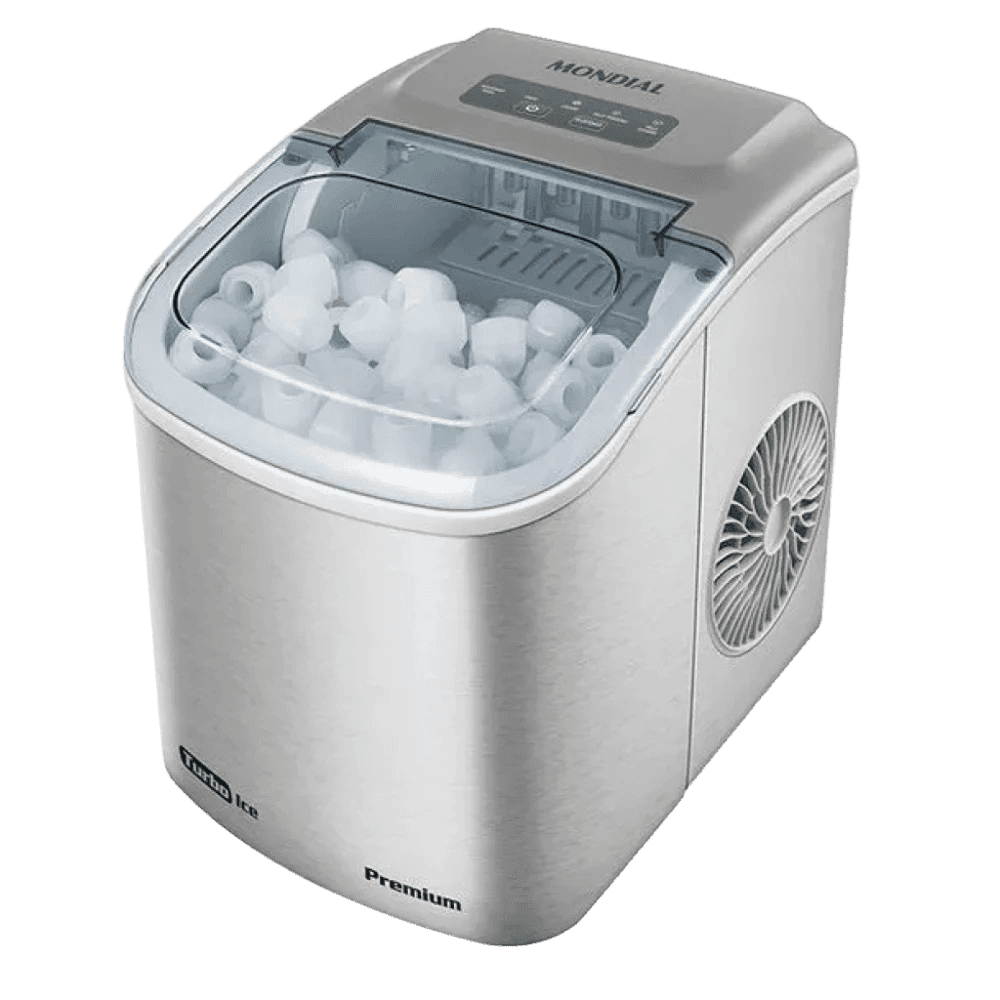 FABRICADORA DE HIELO MONDIAL TURBO ICE PREMIUM 1,3LTS MG-12-GI 32657