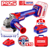 AMOLADORA 115MM BL 900W+ACC 1XBATERIA 20V 4AH EMTOP ELAG211541