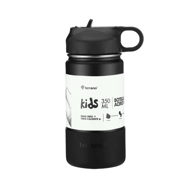 BOTELLA TERRANO KIDS 350 ML TERRANO COLOR NEGRO