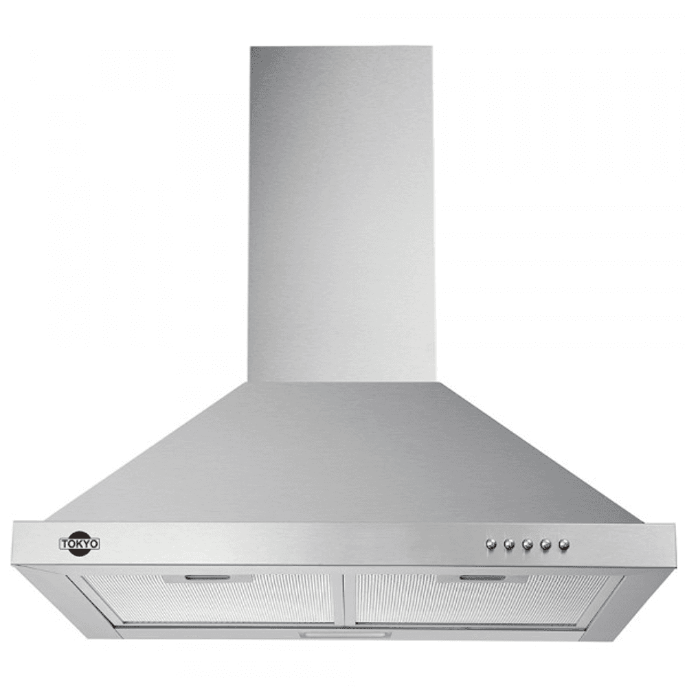 CAMPANA PIRAMIDAL TOKYO INOX DELUXE 4H 60CM C/CARB.ACT T3427 33456