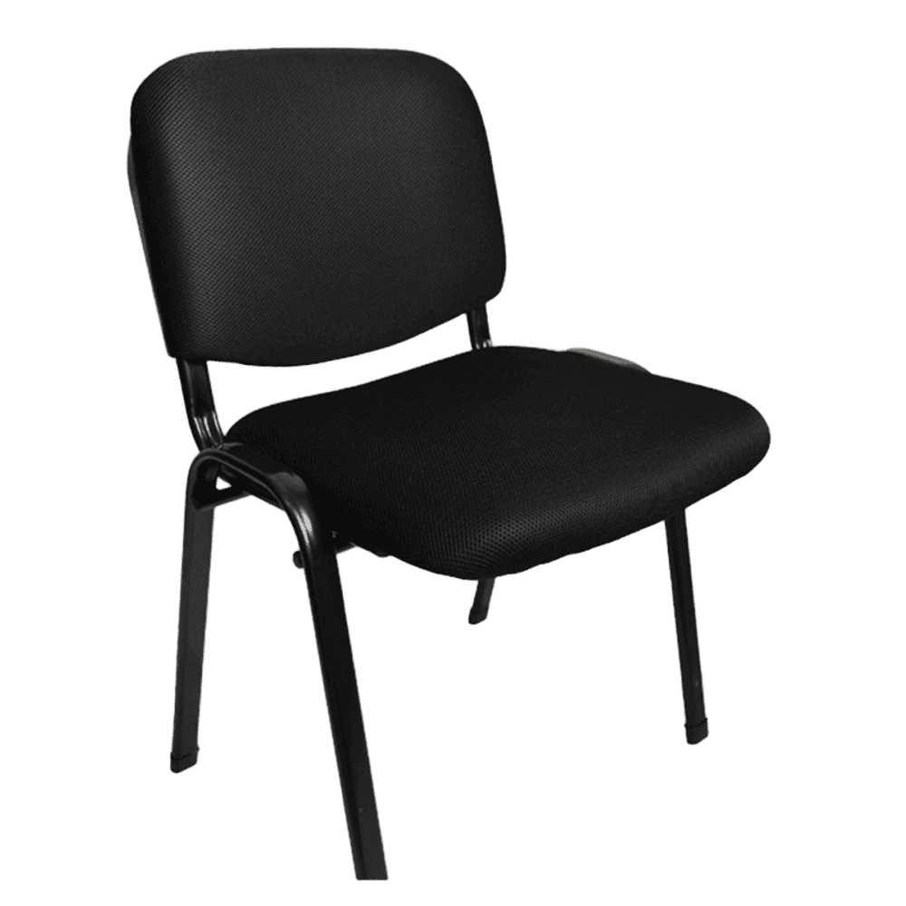 SILLA DE ESPERA LEVEL COLOR NEGRO - LVS-003 33783