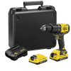 TALADRO/ ATORNILLADOR PERCUTOR BRUSHLESS 20V STANLEY SBD715-13MM INCLUYE 2 BATERIAS + CARGADOR TECNOLOGIA BRUSHLESS