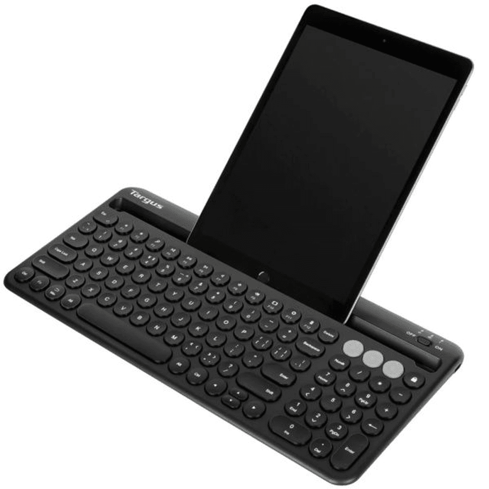 TECLADO WIRELESS TARGUS AKB867US CON BASE PARA TABLET/TELEFONO NEGRO 34557