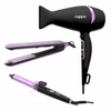 NAPPO KIT 3 EN 1 SECADOR +  PLANCHITA +BUCLERA  NPK177 34684