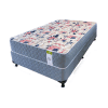 BASE 100X190  POPTEEN C/ESTAMPADO BANDERAS SUPERSPUMA - GRIS 35620