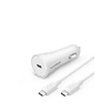 CARGADOR P/AUTO PUREGEAR PD 30W USBCC/+CABLE LIGHTNING WHITE 37123