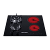 COCINA EMBUTIBLE 4 HORN 2 GAS 2 INFRARROJO COOKTOP2 MEGA STAR