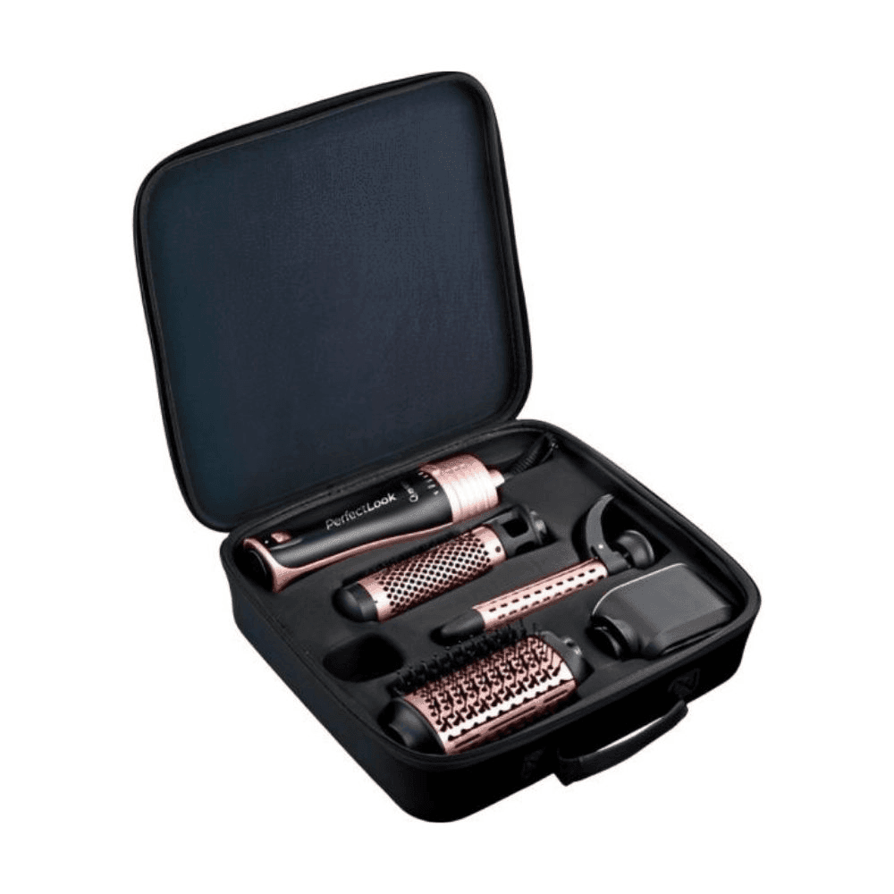 KIT CEPILLO SECADOR 4EN1 QUANTA QTKCS7001 PERFECTLOOK BIV ION GR RS QTKCS7001 GR RS 38827