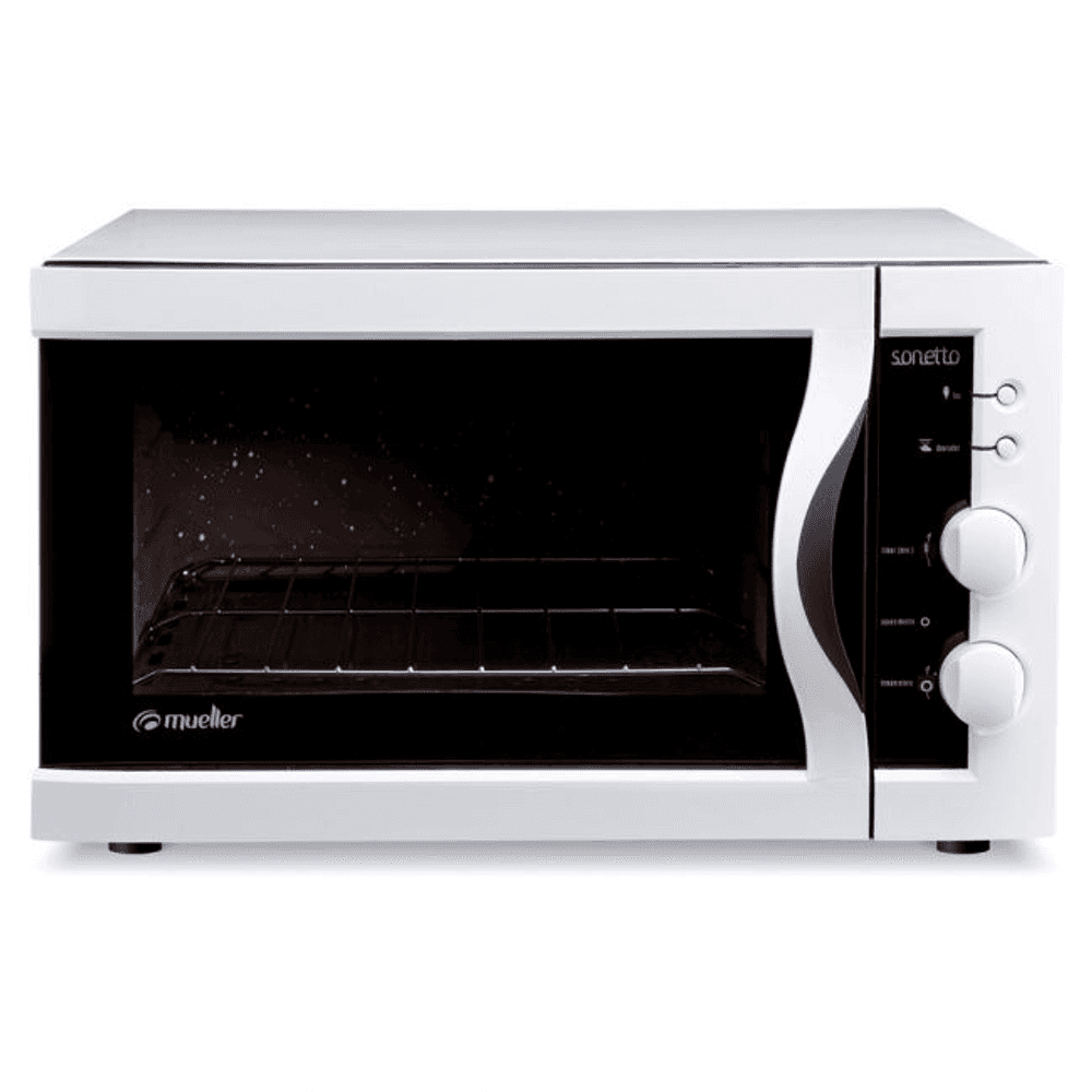 HORNO ELECTRICO MUELLER SONETTO 44LTS C/ TIMER C/ LUZ BLANCO 3910