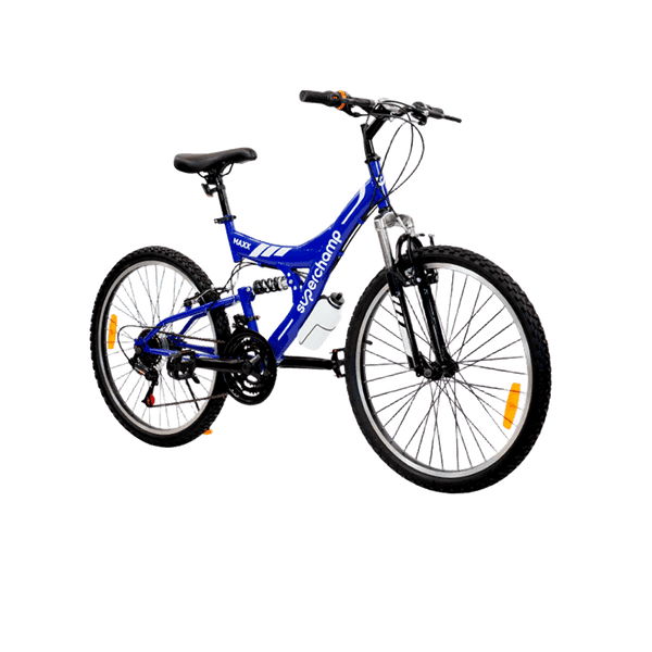 BICICLETA SUPERCHAMP  26 MAXX DOBLE SUSP. AZUL