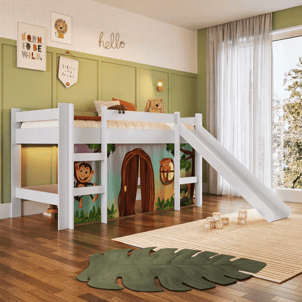 CAMA TOBOGAN 110X202CM BLANCO MOVELMAX