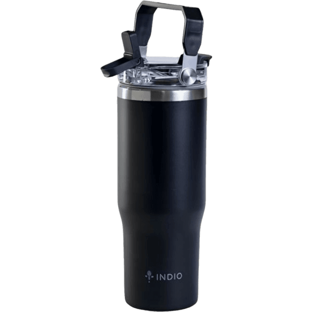 VASO TERMICO VIAJERO INDIO 900ML LIGHT FLIP NEGRO INDIO 39784
