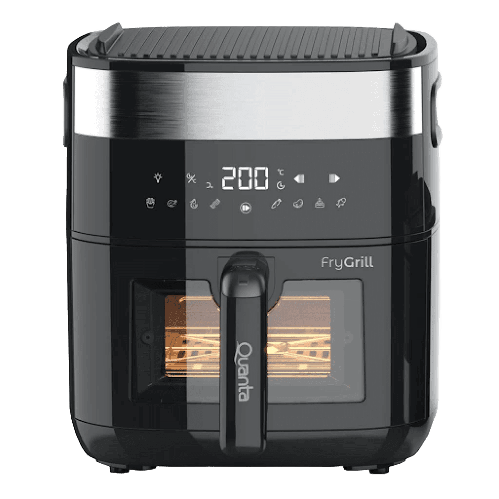 FREIDORA ELECTRICA QUANTA QTFEG550 220V~50HZ/1500W/5.5L/2EN1/GRILL/TACT 40126