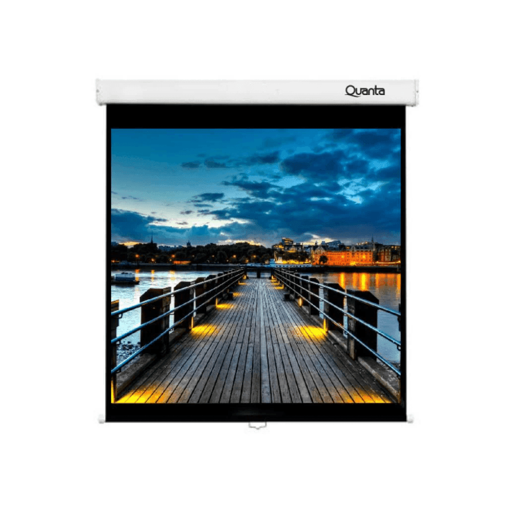 PANTALLA DE PROY. 120" RET MANUAL QUANTA QTTLM120 240X180CMØ 40184