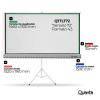 PANTALLA DE PROYECCION QUANTA QTTLT72 TRIPODE 72"/146X110CM 40187