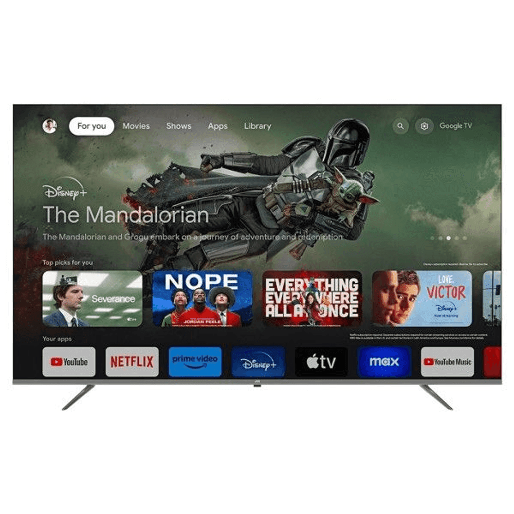 TV JVC 75 SMART 4K GOOGLE QLED MOD LT75KB507  JV40 40210