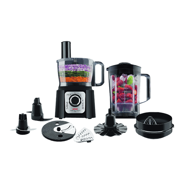 MULTIPROCESADOR ARNO MULTICHEF 7 EN 1 MOD DO165 / MP72 700W 220V 50HZ A446 NEGRO