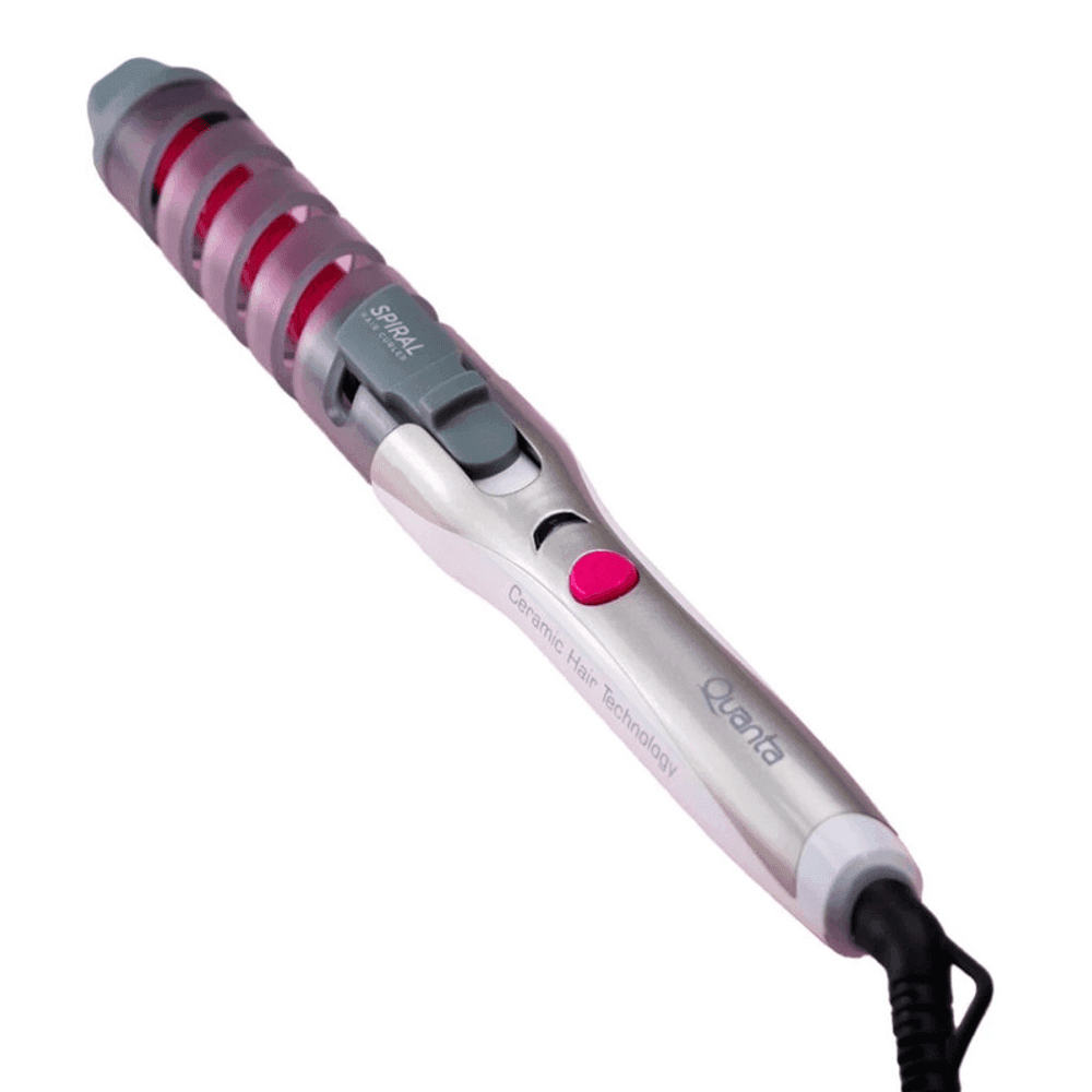 ONDULADOR DE CABELLO ESPIRAL QUANTA QTMC200 23MM/180§/25W-BL 40389
