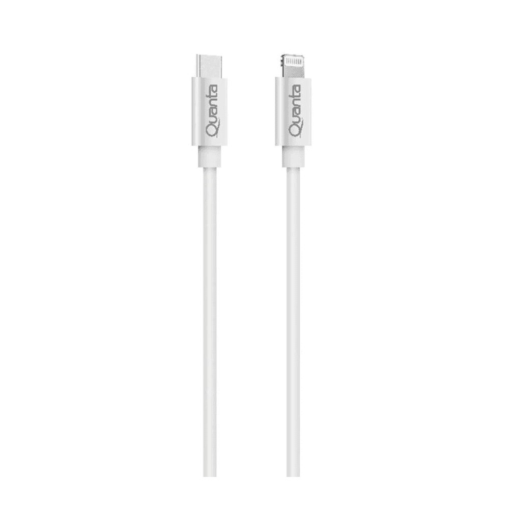 CABLE USB-C/LIGHTNING CARG.RAP QUANTA QTCTL70 3A/1.2M/BL 40422