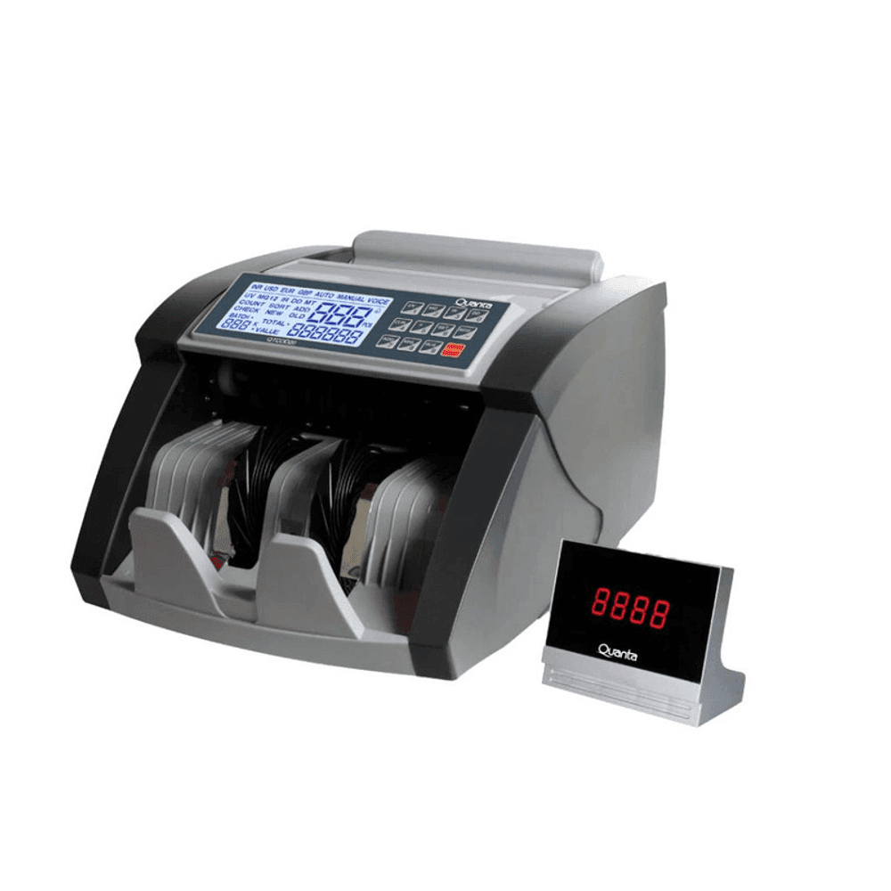 CONTADOR/DETECTOR DINERO QUANTA QTCDD20 2LCD/220V/GR 40431