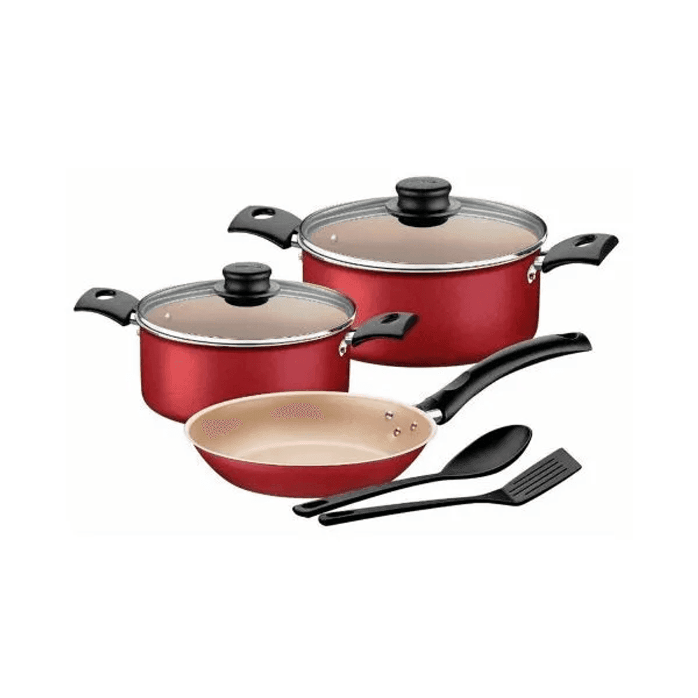 JUEGO DE OLLAS TRAMONTINA 5PZAS TURIM BORDO 20298/779 4092