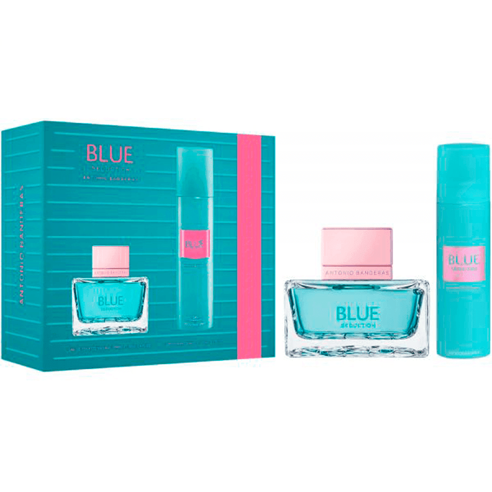 KIT ANTONIO BANDERAS BLUE SEDUCTION FEMENINO (EDT 80ML + DEO 150ML) 40972