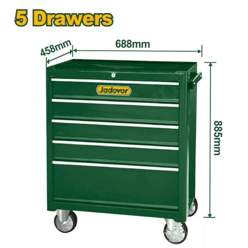 CARRO DE HERRAMIENTAS (69X46X89CM) 5 CAJONES. JADEVER JDCS2A05 41109