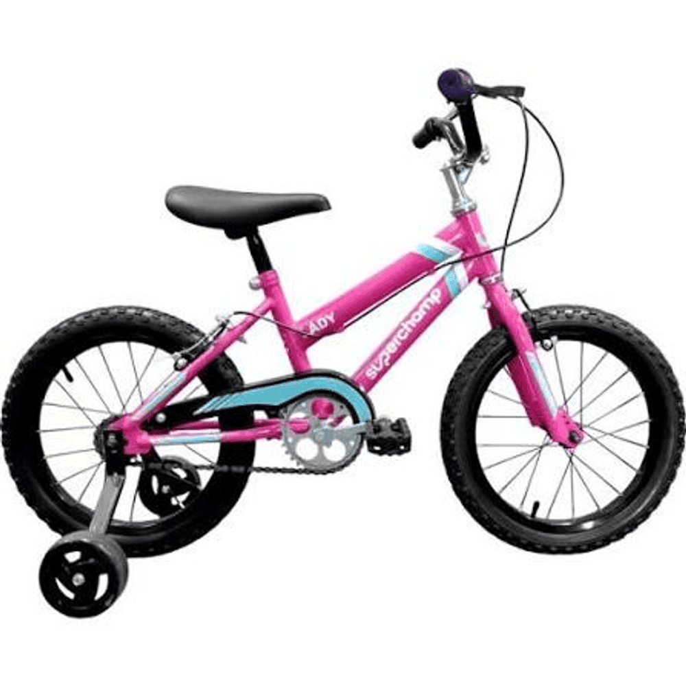 BICICLETA SUPERCHAMP BMX ARO 12 LADY ROSADO 42927