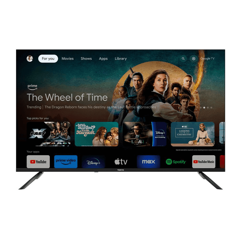 TELEVISOR SMART 50 TOKYO GOOGLE TV 5.0 4K FRAMELESS C/ CHROMECAST INCLUIDO - T3567 45468