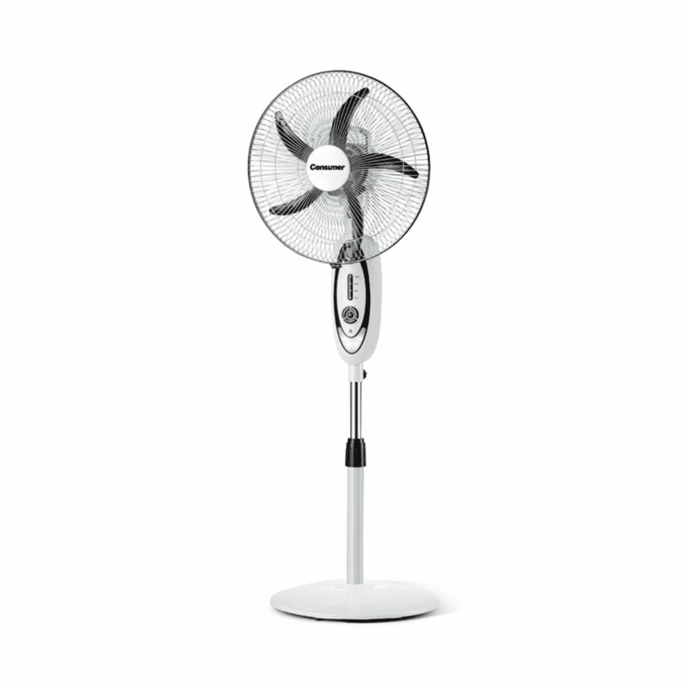 VENTILADOR DE PIE CONSUMER 16'' A BATERIA 5 VEL 4589