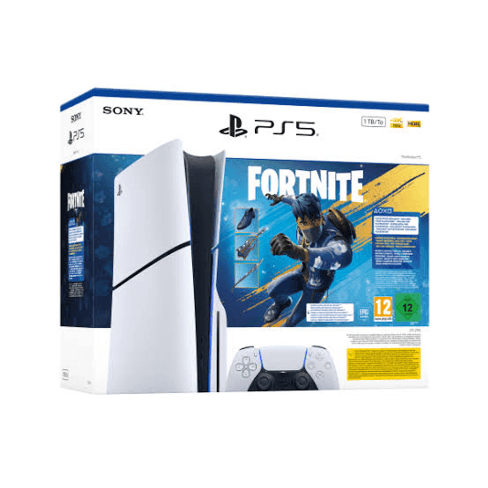 PLAYSTATION 5 DISCO SLIM 1TB CFI-2115A FORTNITE FLOWERING CHAOS BUNDLE WHITE 47946