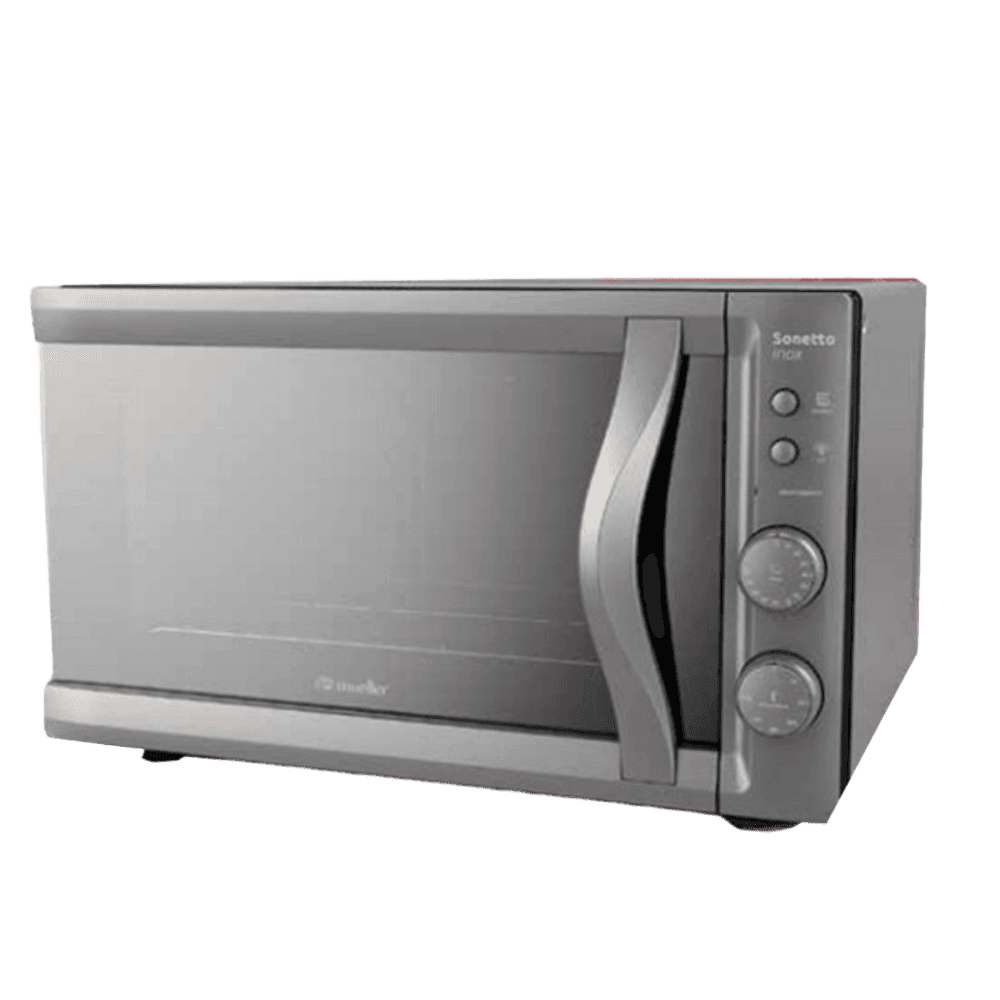 HORNO ELECTRICO MUELLER SONETTO 44 LTS C/ TIMER / LUZ / INOX 4942