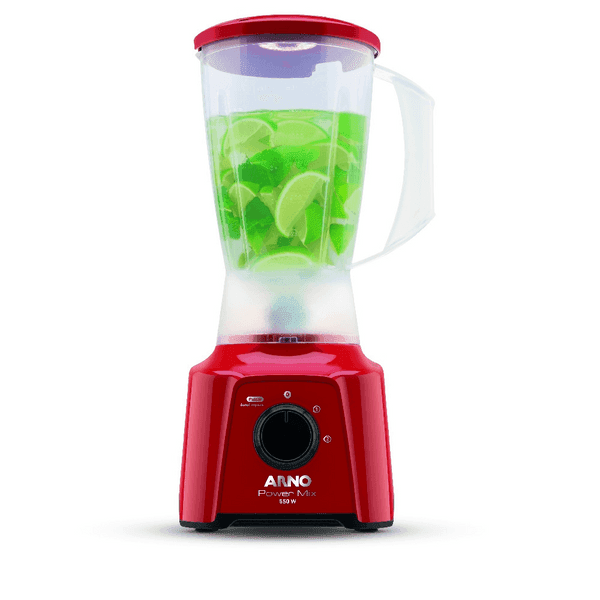 LICUADORA ARNO POWER MIX LQ11 220V ROJO 550W 4 LAMINAS MOD A476