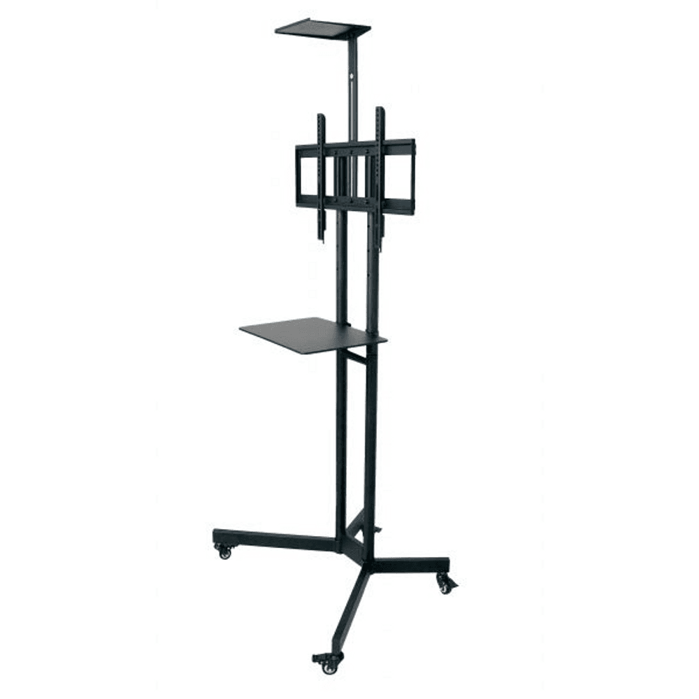 MUEBLE CON SOPORTE Y RUEDITAS METALICO PARA OLED/LCD/LED TV RC-5A UNIQUE DE 37" A 70" 6057