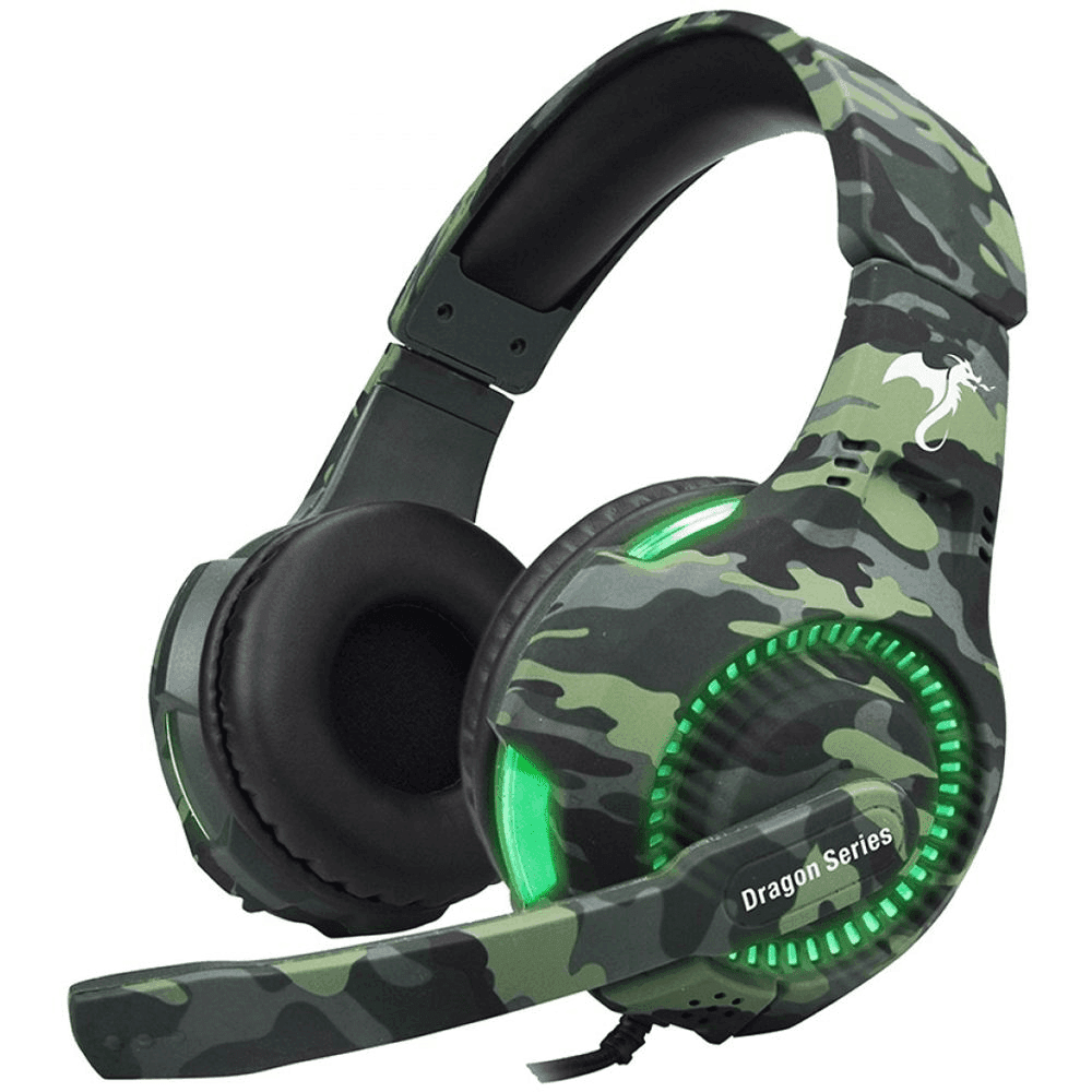 AURICULAR GAMER TROOPER KGA-487 LUZ VERDE 629287