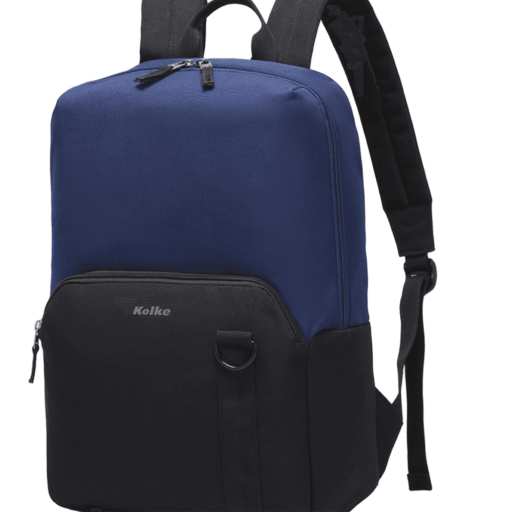 MOCHILA ESSENTIAL KVM-655 NEGRA Y AZUL 630466