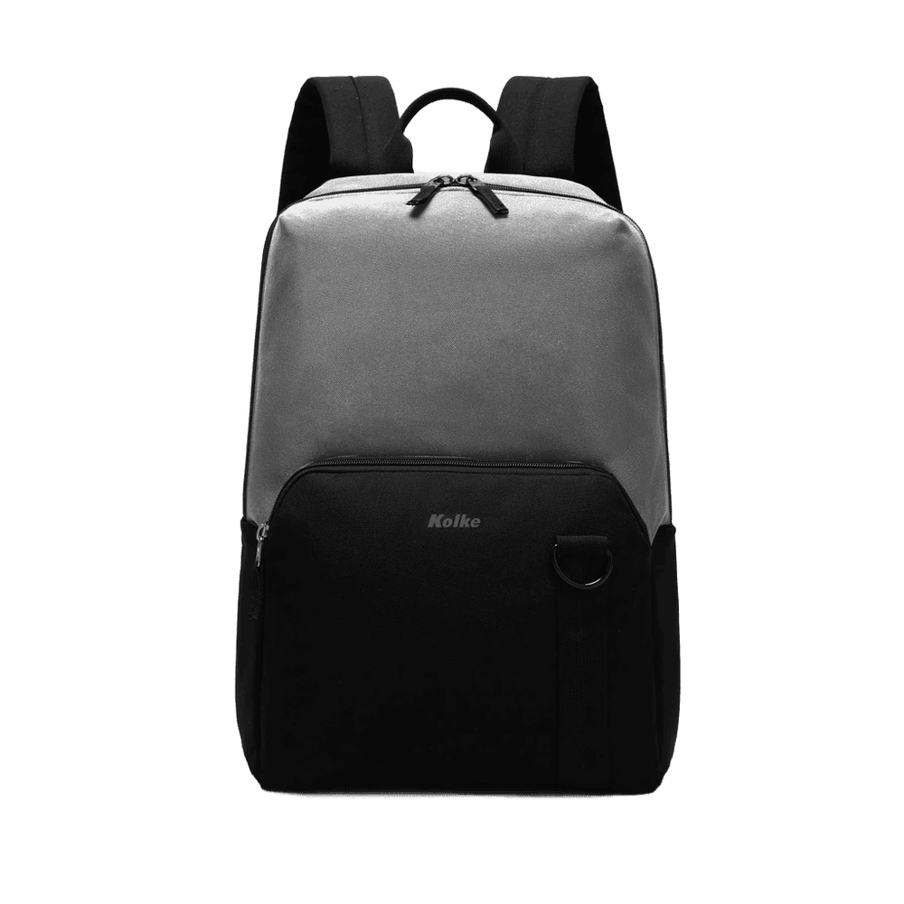 MOCHILA ESSENTIAL KVM-655 NEGRA Y GRIS CLARO 630523